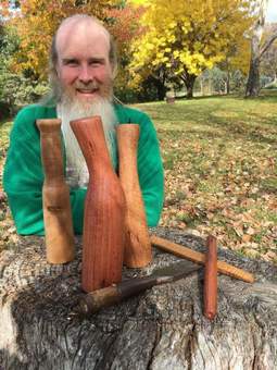 Aidan Banfield of Grampians Paradise Camping and Caravan Parkland is the host for the Fox Maple Austraila Timber Framing Workshop in October 2018