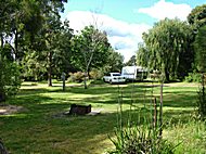 Camping and Caravan sites sheltered from the wind