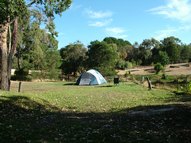 Large premium unpowered camping Site with fire pit