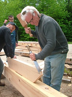 Steve Chappel is the founder of Fox Maple School of Traditional Building